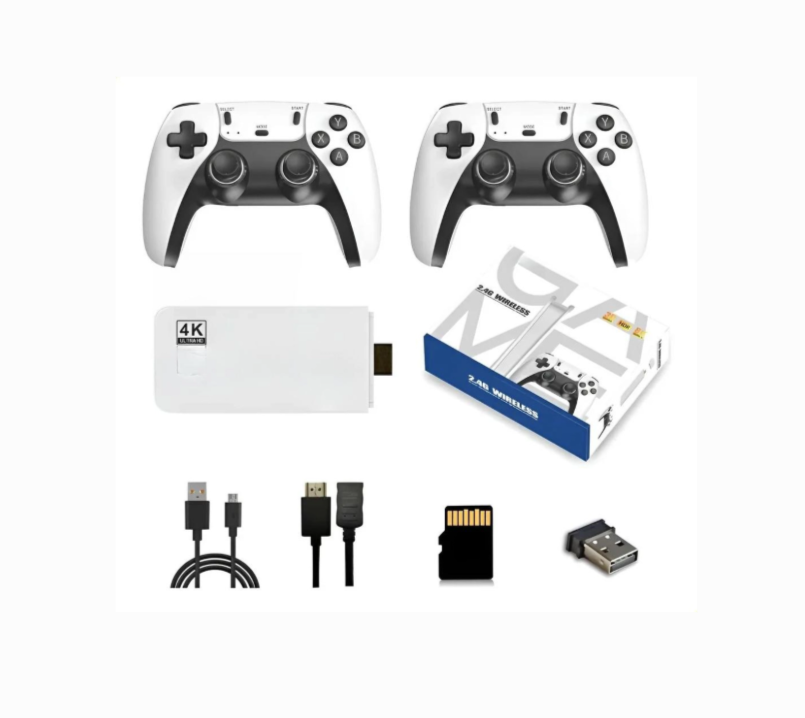 Consola Portátil de Juegos 2.4G Inalámbrica – USB Tipo Blanco