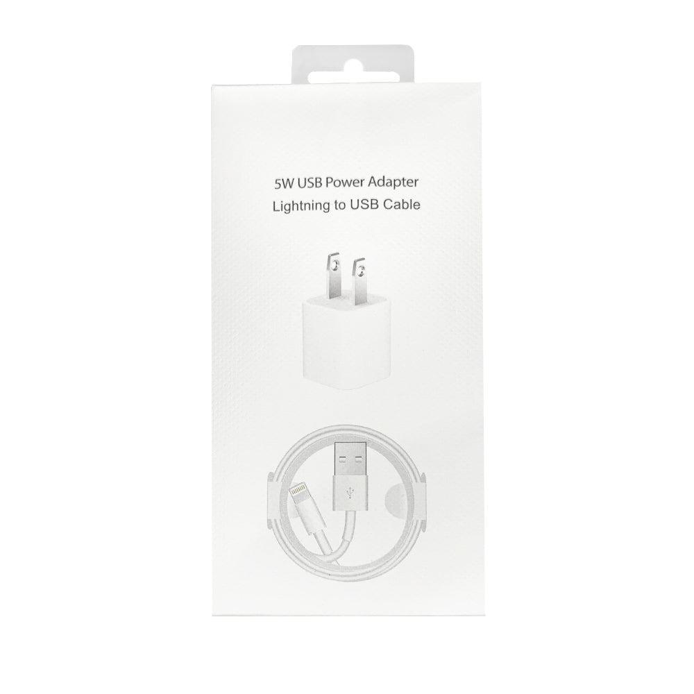 Cargador 5W con Cable Lightning – Carga Estable y Segura