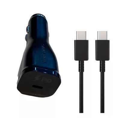 🚗🔌 Cargador para Auto USB-C a USB-C – Carga Rápida y Potente en Movimiento