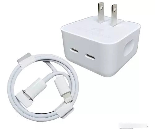 Cargador Rápido 50W Lightning a USB-C – Potencia Alta y Carga Segura