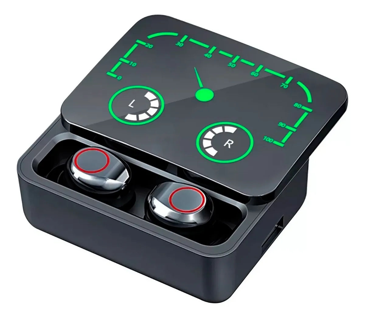 Audífonos Bluetooth R90 Pro con Power Bank – Sonido Inalámbrico y Carga Portátil