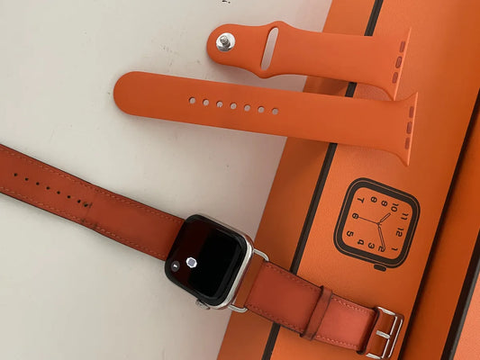 Reloj Inteligente Edición Premium 44mm – Acero Inoxidable y Correa de Piel