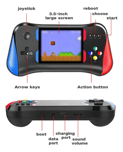 Consola de Juegos Portátil 3.5 Pulgadas para Niños y Adultos