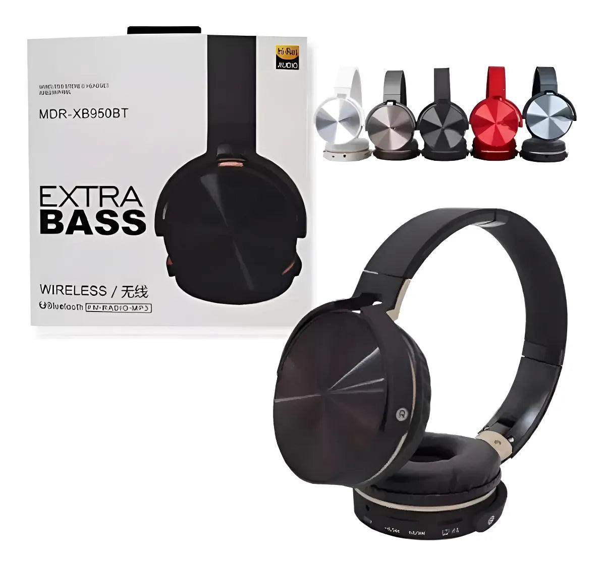 Audífonos Bluetooth MDR-XB950BT – Sonido Potente y Confort Duradero