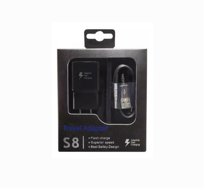 🔌 Cargador Rápido para Dispositivos S8 – Carga Segura y Eficiente