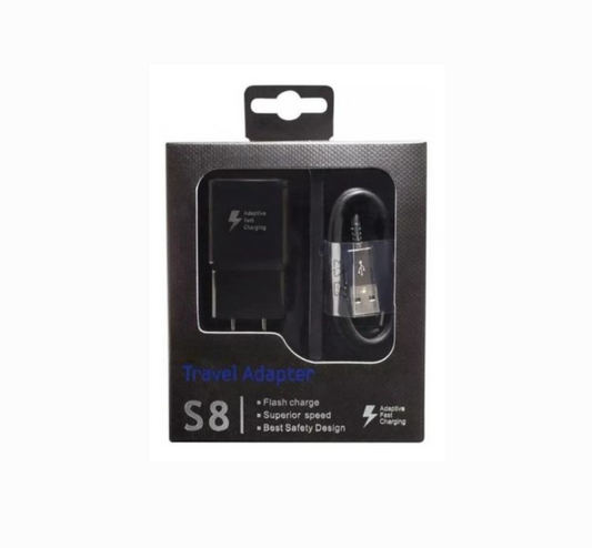 🔌 Cargador Rápido para Dispositivos S8 – Carga Segura y Eficiente