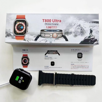 ⌚ Smartwatch T800 Ultra – Funciones Inteligentes y Estilo Deportivo