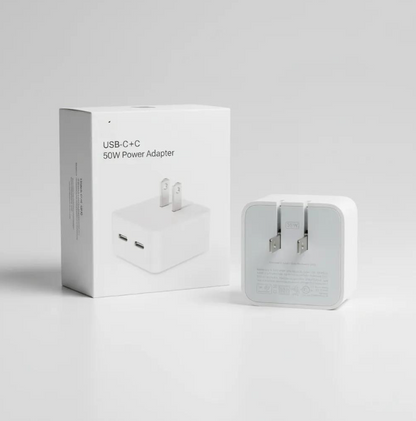 Cargador USB-C 50W – Potencia Alta y Carga Ultra Rápida