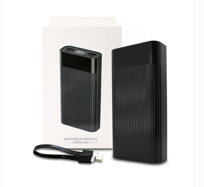 Batería Portátil 20000 mAh – Carga Extra Prolongada