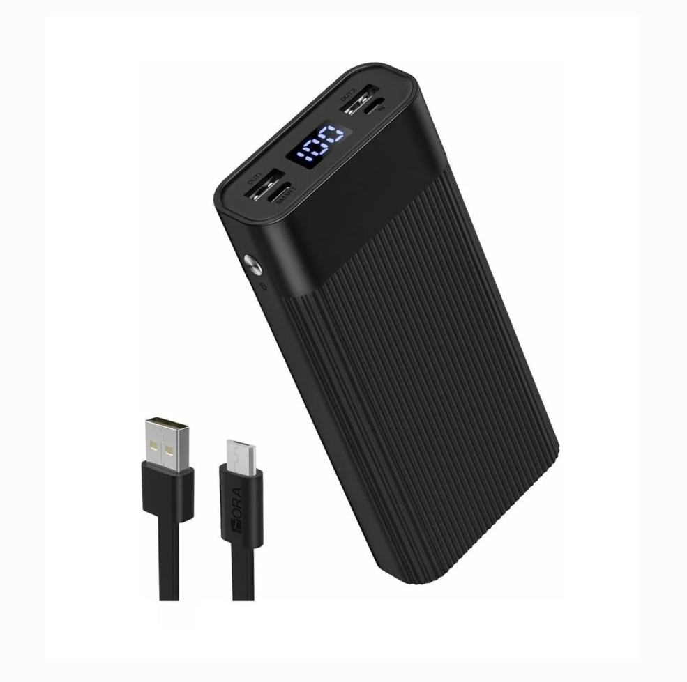 Batería Portátil 20000 mAh – Carga Extra Prolongada