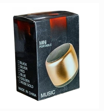 Bocina Bluetooth Circular – Sonido Inalámbrico, Potente y Portátil