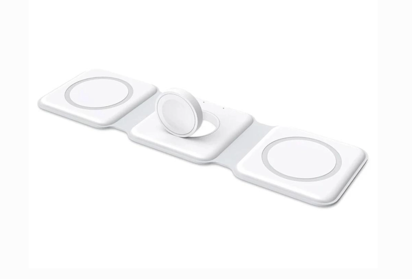 Cargador Inalámbrico Plegable 3 en 1 – Estación de Carga Magnética MagSafe