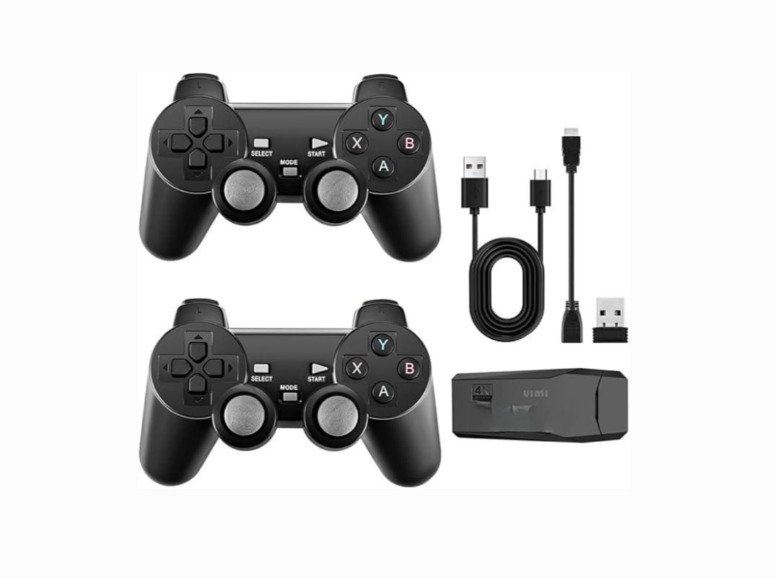 Mini Consola de Juegos para TV con 2 Controles Inalámbricos y Más de 10,000 Juegos