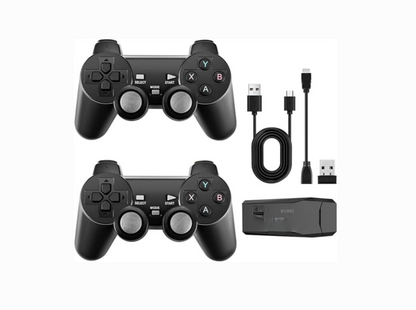 Mini Consola de Juegos para TV con 2 Controles Inalámbricos y Más de 10,000 Juegos