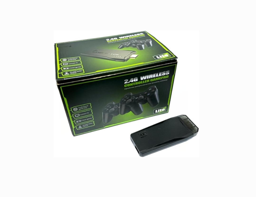 Mini Consola de Juegos para TV con 2 Controles Inalámbricos y Más de 10,000 Juegos